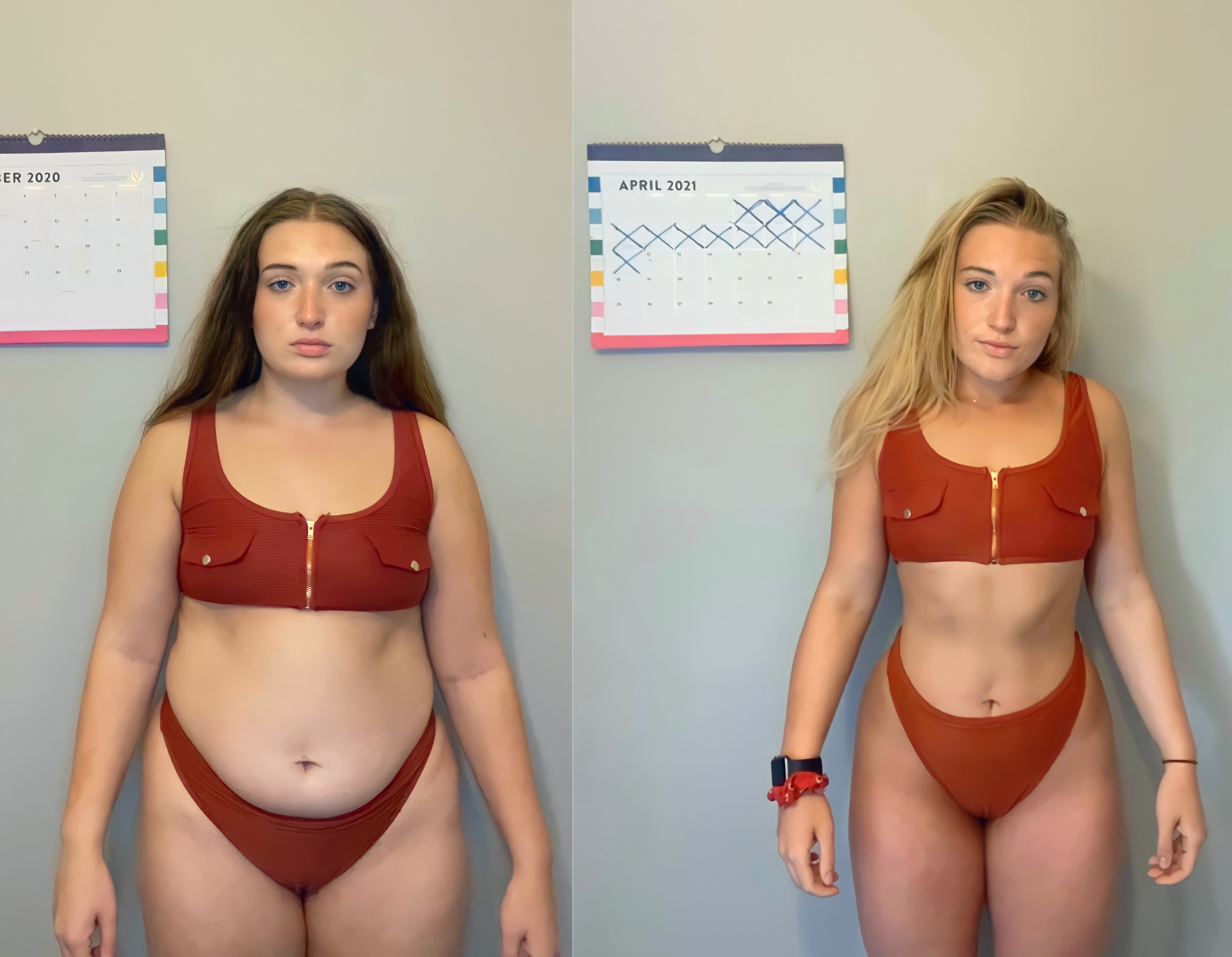 Woman Takes Photo Every Day for Six Months to Document Weight Loss  Transformation